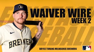 Fantasy Baseball Waiver Wire Week 2 [upl. by Isis]