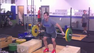 Training for Power Hang Snatch breakdown [upl. by Yemiaj]