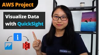 Build with Me Visualize Data using Amazon QuickSight  AWS Project [upl. by Ellitnahc]