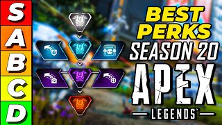 Ranking and Explaining Every Legend Perk In Season 20 All 100 Ranked [upl. by Aydidey489]