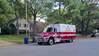 Fairfax County Fire amp Rescue Department Ambulance 409 Responding 1072024 [upl. by Merl]