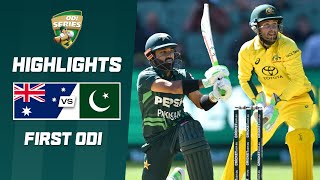 Australia v Pakistan  First ODI  ODI Series 202425 [upl. by Ilrahc]