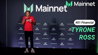 Tyrone Ross 401 Financial  Integration Is the Innovation  Messari Mainnet 2024 [upl. by Enymzaj]