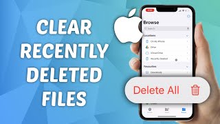 How to Delete All Recently Deleted Files on iPhone [upl. by Eenej]