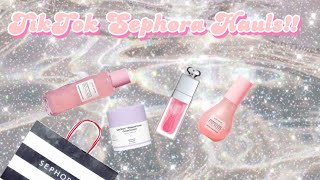 Sephora haul TikTok compilation 🌸🌈 [upl. by Lindsy]