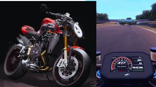 MV Agusta Brutale 1000 Serie Oro 2019  Top Speed [upl. by Skippy333]