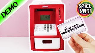 GELDAUTOMAT FÜR ZUHAUSE  Bank Automat mit Alarm  Elektrische Spardose  DIEBSTAHL ZWECKLOS [upl. by Virendra]