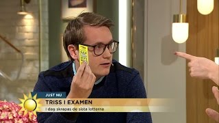 Historiskt Trissskrap i tv quotBlev INGEN vinstquot  Nyhetsmorgon TV4 [upl. by Cly]