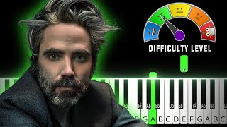 Je Te Laisserai Des Mots  Patrick Watson  EASY MEDIUM Piano Tutorial  Sheet Music [upl. by Marcos]