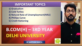 Gradualism and Cold Turkey Policy MACRO ECONOMICS 3RD YEAR DU [upl. by Galan]