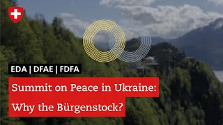 Summit on Peace in Ukraine  Why the Bürgenstock [upl. by Nemad]