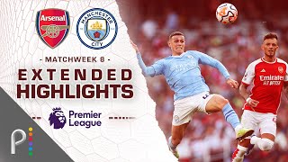 Arsenal v Manchester City  PREMIER LEAGUE HIGHLIGHTS  1082023  NBC Sports [upl. by Adnauqal]