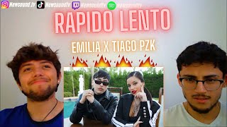 Rápido Lento  Emilia Tiago PZK REACCION 🔥🇦🇷 [upl. by Merkle]