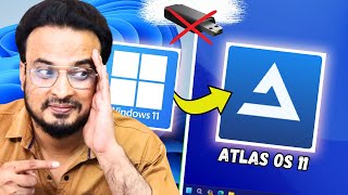 How to Install ATLAS OS 11⚡without USB and Data Loss Easy 2024 [upl. by Enilegnave]