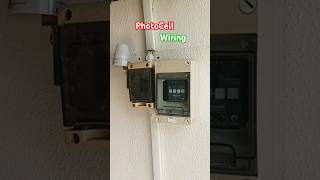 Photocell sensor wiring  sensor use for outdoor light electrician photocell ytshort electrical [upl. by Ferrell]