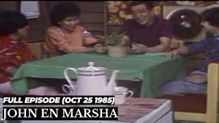 John en Marsha  Ang Kapatid at Bayaw ni Matutina Oct 25 1985 [upl. by Ailati]