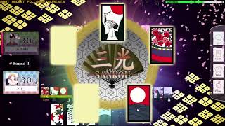 Koi Koi Japan Hanafuda playing cards gameplay [upl. by Henson]