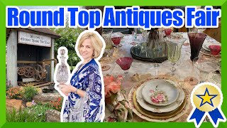 Largest antique show Join me for Round Top Antiques Week a unique Texas treasure trove event [upl. by Nehepts]