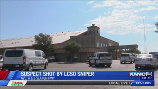 Suspect shot by LCSO sniper during standoff at Days Inn motel in Lubbock [upl. by Rennoc302]