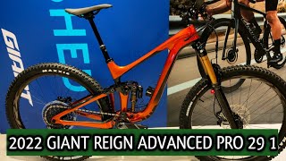 2022 GIANT REIGN ADVANCED PRO 29 1 SMALL [upl. by Allak]