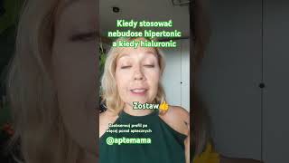 Kiedy stosować Nebudose hipertonic a kiedy hialuronicinhalacjeniemowlęchoredzieckorodzajesoli [upl. by Yvad914]