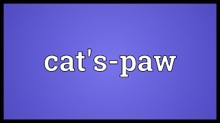 Catspaw Meaning [upl. by Reich]