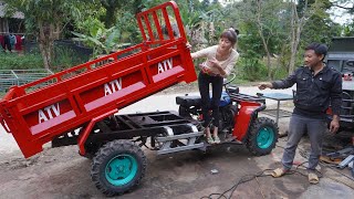 Buy a powerful 4wheeled 1500 car to transport goods  Surprised with the young mans homemade car [upl. by Notnel]