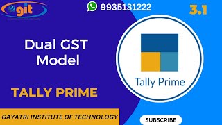 Dual GST Model Supply in GST in Tally Prime  GIT Education [upl. by Gilbertina]