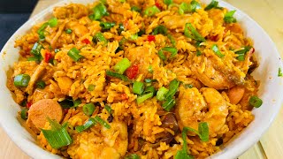 JAMBALAYA RICE RECIPE  AMERICAN FAMOUS JAMBALAYA RICE RECIPE IN TAMIL [upl. by Goddord921]