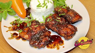 SPICY SOY GLAZED CHICKEN for Delicious Lunch [upl. by Yngiram]