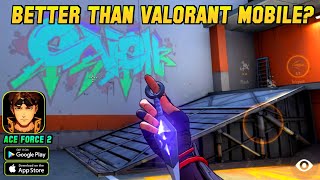 IS ACE FORCE 2 BETTER THAN VALORANT MOBILE  ACE FORCE 2 MAX GRAPHICS GAMEPLAY [upl. by Lectra]