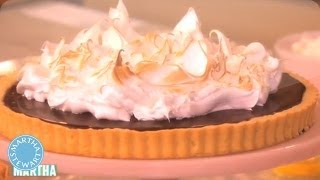 How to Make a Chocolate Ganache Tart  Martha Stewart [upl. by Alvord370]