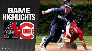 Dbacks vs Cubs Game Highlights 71924  MLB Highlights [upl. by Kyd]