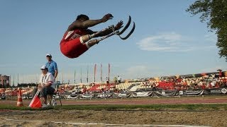 Athletics  mens long jump T42 final  2013 IPC Athletics World Championships Lyon [upl. by Charline766]