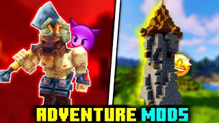 Top 5 Adventure Mods for Minecraft PE 119  Best adventure mods for mcpe [upl. by Adnilahs426]