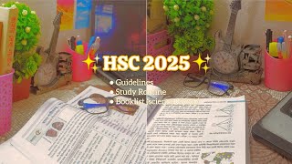 ✨ HSC 2025✨ Guidelines  study Routine 🗓️ Book list 📚Bangladeshi HSC student 🌷Rifas Sparkle [upl. by Quill]