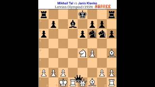 Mikhail Tal vs Janis Kelvin Tal chess game Tal best sacrfice Tal chess board game tal chess [upl. by Lairret372]