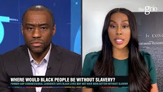 Kim Klacik Says Black Lives May Have Not Been Better Without Slavery [upl. by Nikoletta317]