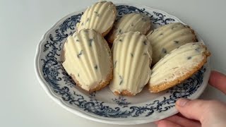 Delicious French Lavender and Lemon Madeleines come to life in this satisfying baking video [upl. by Ailugram57]