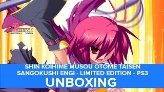 Shin Koihime Musou Otome Taisen Sangokushi Engi Limited Edition  PS3  Unboxing [upl. by Hatch]