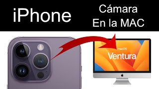 Usar iPhone como Camara Web en la MAC [upl. by Joshia]