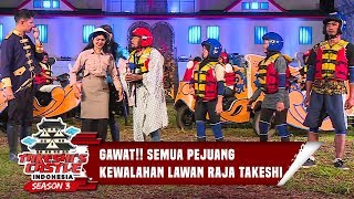 GAWAT Para Pejuang Kewalahan Melawan Raja Takeshi  Takeshis Castle Indonesia 265 [upl. by Vogele]