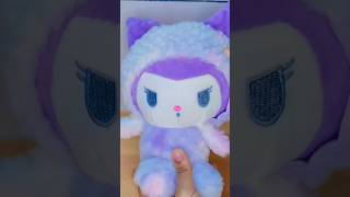 💜💜 Kuromi plushy unboxing 💜💜 kuromi sanrio plushys asmr shorts [upl. by Adlee]