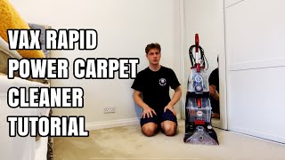 How to Clean Your Carpet with the Vax Rapid Power Carpet Cleaner [upl. by Ameen]