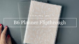 B6 Common Planner Clear Cover Options  Sterling Ink [upl. by Euqinahs]