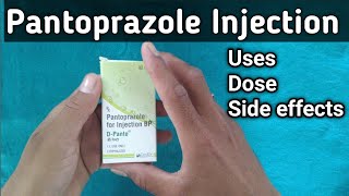 Pantoprazole Injection  Pantop 40  Uses dose and Side effects [upl. by Graig350]