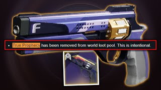 The Best Hand Cannon that you cant even get anymore True Prophecy  Destiny 2 Beyond Light [upl. by Dollar]