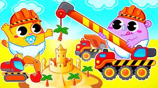 Little Construction Vehicles for Kids  Toddler Zoo Songs For Baby amp Nursery Rhymes [upl. by Nawed]