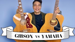 Yamaha F310 vs Gibson J200  Sound Comparison  Expensive vs Cheap [upl. by Ryle]