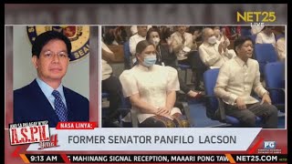 PING LACSON on Confidential Funds and Political Ceasefire Interview on NET25 [upl. by Retrak756]